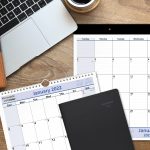 AT-A-GLANCE 2023 Weekly & Monthly Planner, QuickNotes, Quarter-Hourly Appointment Book, 8-1/4" x 11", Large, Monthly Tabs, Pocket, Black (7695005) - Image 8